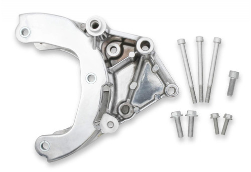 HOLLEY A/C ACCESSORY DRIVE BRACKET - LS - FITS R4 COMPRESSOR - PASSENGER SIDE - POLISHED - 20-133P