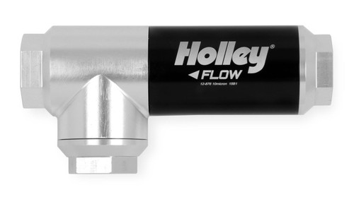 HOLLEY FUEL FILTER - 175GPH - 10 MICRON - 8AN - 12-876