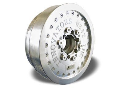 INNOVATORS WEST DAMPER - LS1/2/3/6 CORVETTE - 10-RIB DRIVE - 10% OVERDRIVE - SUPER DUTY HUB - IW844SD