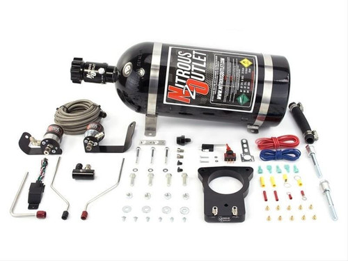 NITROUS OUTLET 78MM - 97-04 CORVETTE HARDLINE PLATE SYSTEM - 50-200HP - 12LB BOTTLE - 00-10122-78-12