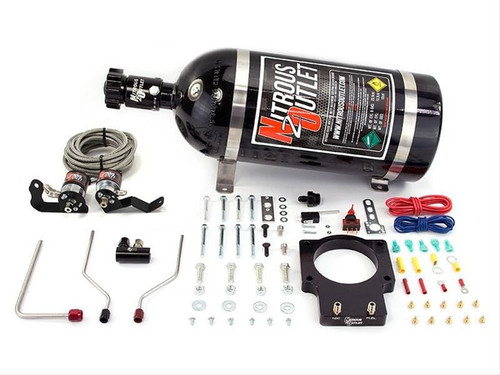NITROUS OUTLET 90MM - 05-13 ZO6 CORVETTE PLATE SYSTEM - 50-200HP - NO BOTTLE - 00-10124-90-00