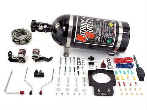 NITROUS OUTLET 90MM - 05-13 ZO6 CORVETTE PLATE SYSTEM - 50-200HP - 12LB BOTTLE - 00-10124-90-12