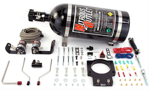 NITROUS OUTLET 92MM - FAST INTAKE - 97-04 CORVETTE HARDLINE PLATE SYSTEM - 50-200HP - 10LB BOTTLE - 00-10122-92-10