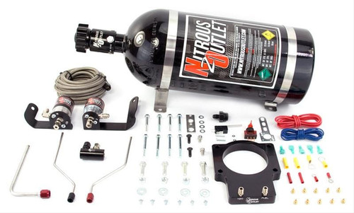 NITROUS OUTLET 92MM - FAST INTAKE - 05-09 C6 CORVETTE HARDLINE PLATE SYSTEM - 50-200HP - NO BOTTLE - 00-10123-92-00