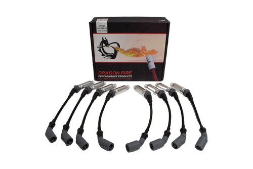 DRAGON FIRE PERFORMANCE 500 OHM PLUGWIRES - BLACK - 4.8/5.3/6.0/6.2 - SPW1015-BK