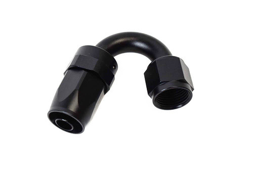 BTR AN FITTINGS - 150° - 8AN HOSE END - BLACK - HF-150-08