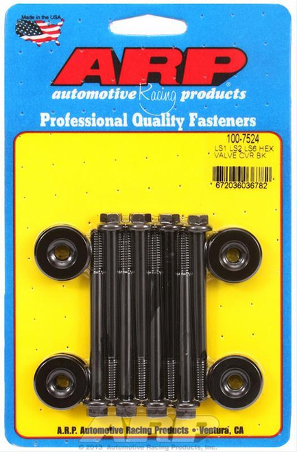 ARP HEX HEAD VALVE COVER BOLTS - BLACK OXIDE FINISH - ARP 100-7524