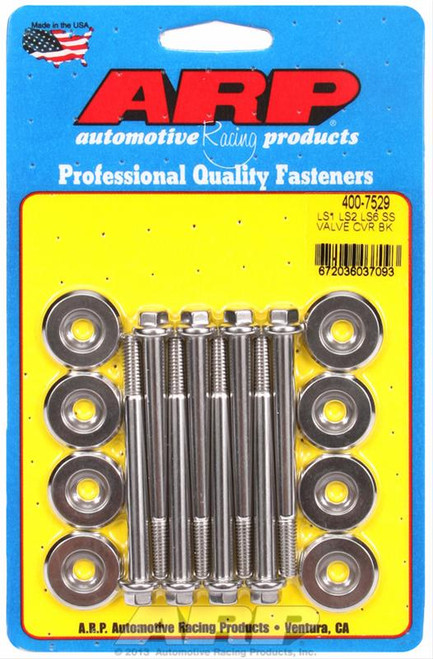ARP STAINLESS VALVE COVER BOLT SET - GEN III/IV LS - HEX HEAD - 400-7529