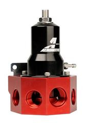 AEROMOTIVE BELT DRIVE EFI REGULATOR, 30-120 PSI, .500 VALVE, 4X AN-08 & AN-10 INLETS, AN-10 BYPASS