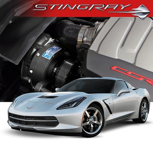 PROCHARGER SUPERCHARGER KIT - P1SC INTERCOOLED TUNER KIT - 2014-2019 C7 CORVETTE - BLACK - 1GU202-SCI-B