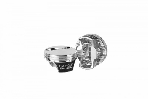 DIAMOND LS2K 15* PISTON SET - 4.070" BORE - 4.000" STROKE - 6.125" ROD - 3CC FLAT TOP - 21516-RS-8