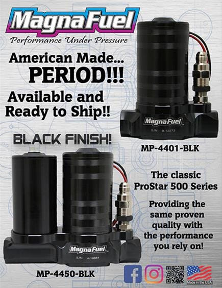 MAGNAFUEL FUEL PUMP KIT - PRO STAR 500 - CARB - BLACK - MP-4401-BLK