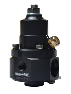 MAGNAFUEL FUEL PRESSURE REGULATOR - QUICKSTAR - EFI - 18-50 PSI - MP-9925-C-BLK