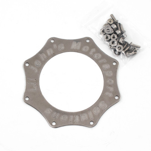 LJMS EXHAUST TRIM 3" RING UNPOLISHED W/LOGO