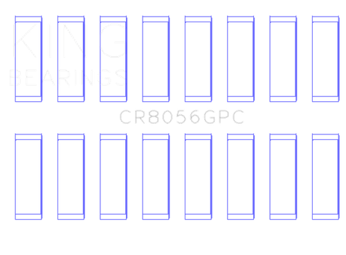 King Engine Bearings Ford 6.7 Power Stroke V8 Diesel (Size 0.26) Connecting Rod Bearing Set