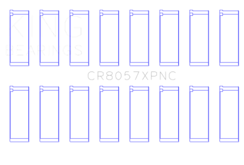 King Engine Bearings GM 6.2 - LT1/LT4 Gen V pMaxKote Coated Connecting Rod Bearing Set