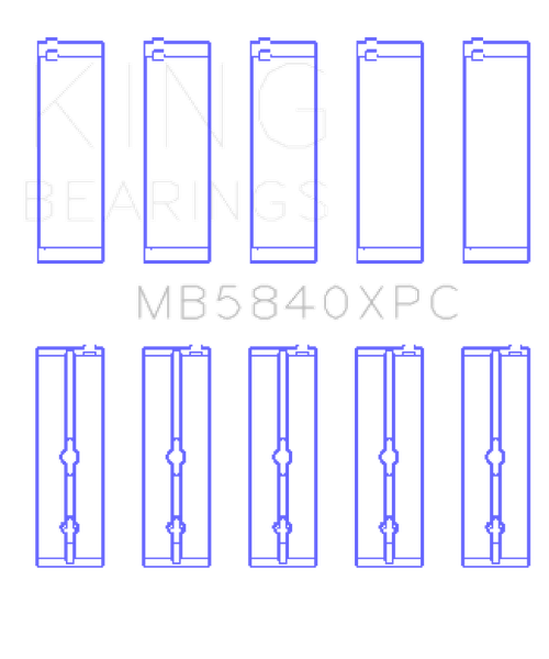 King Engine Bearings Chrysler 300 Srt8 Main Bearing Set