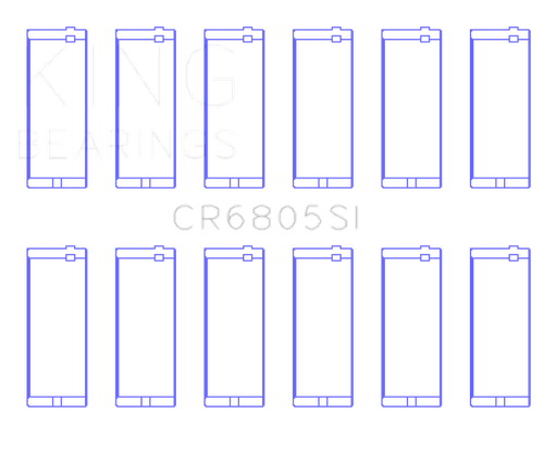 King Engine Bearings Jeep 232ci 3.8L / Jeep 258ci 4.2L Connecting Rod Bearing Set