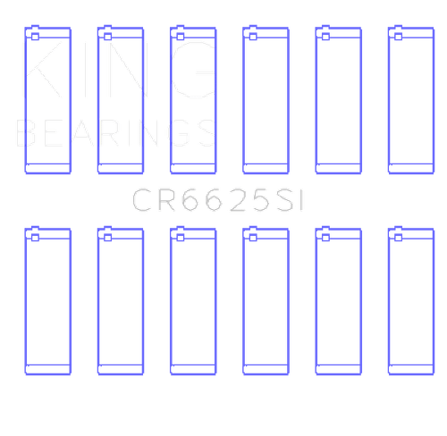 King Engine Bearings Chevrolet 262 (Size +1.0mm) Connecting Rod Bearing Set