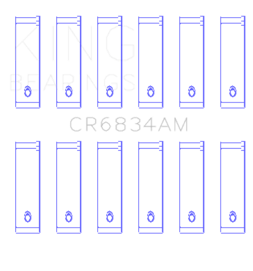 King Engine Bearings Chrysler 3.3/3.8 V6 +.002 Os/Od (Size +0.75mm) Connecting Rod Bearing Set