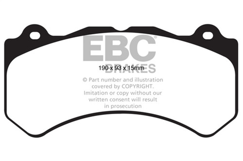 EBC Racing 16-19 Cadillac ATS-V 3.6TT SR-11 Sintered Race Front Brake Pads