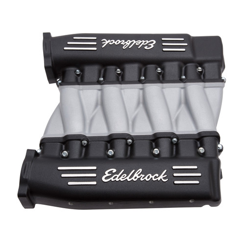 Cross-Ram Small Block Chevy LS3 Black Intake Manifold (71413)