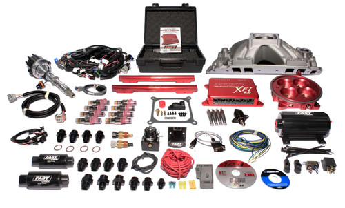 XFI 2.0 Chevrolet Big Block EFI Kit w/ Red Throttle Body and 550 HP Pump (3011454-05)