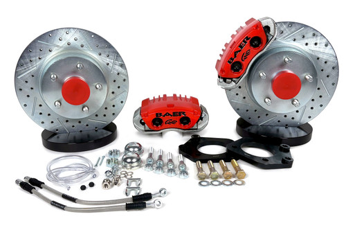 Baer Brakes 62-69 Mustang/Fairlane/Falcon/Torino/Cougar 11in Classic Series Front Brake Kit - Red