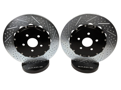 Baer Brakes 10-15 Chevrolet Camaro SS Eradispeed+ Rear SDZ 2-Piece Performance Brake Rotors