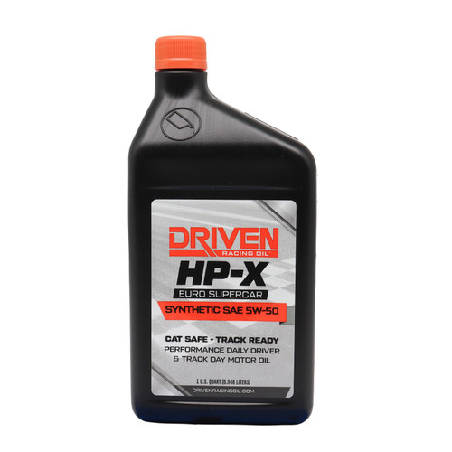 Driven Racing Oil HP-X Euro SAE 5W-50 - Quart — product photo courtesy Driven Racing Oil