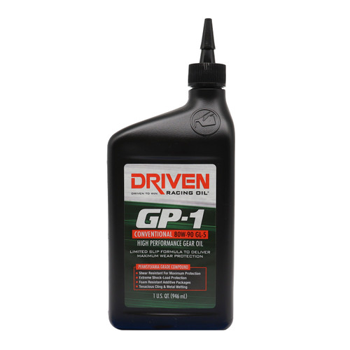 Driven Racing Oil GP-1 80W-90 GL-5 Gear Oil - Quart — product photo courtesy Driven Racing Oil