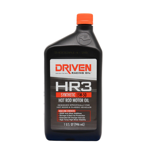 Driven Racing Oil HR3 SAE 15W-50 - Quart — product photo courtesy Driven Racing Oil