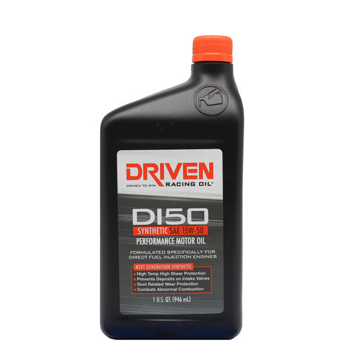 Driven Racing Oil DI50 SAE 15W-50 - Quart — product photo courtesy Driven Racing Oil