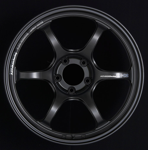 Advan RG-D2 18x9.0 +24 5x114.3 Semi Gloss Black Wheel