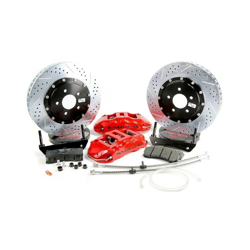 Baer Brakes 05-14 Ford Mustang 14in Extreme+ Front SDZ Brake Kit - Fire Red