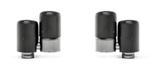 Akrapovic 17-18 Porsche Panamera Turbo Tail Pipe Set (Carbon)