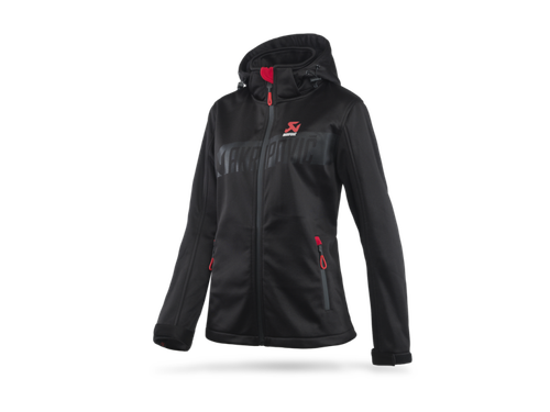 Akrapovic Womens Corpo Softshell Jacket Black - XL