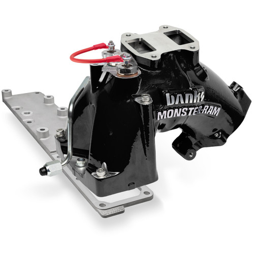 Banks Power 2007.5-2012 Ram 6.7L Monster-Ram Intake System Gen-2 w/Fuel Line - Black w/Heater System