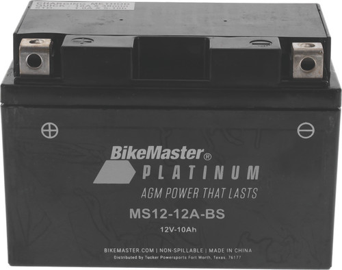 BikeMaster AGM Battery - MS12-12A-BS