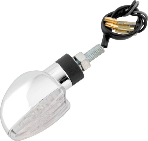 BikeMaster LED Spade Pair Chrome