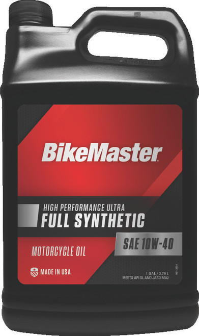 BikeMaster 10W40 Full Synthetic Oil - Gallon