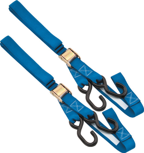 BikeMaster Tiedown 1-1/2 Integrated Softhook - Blue