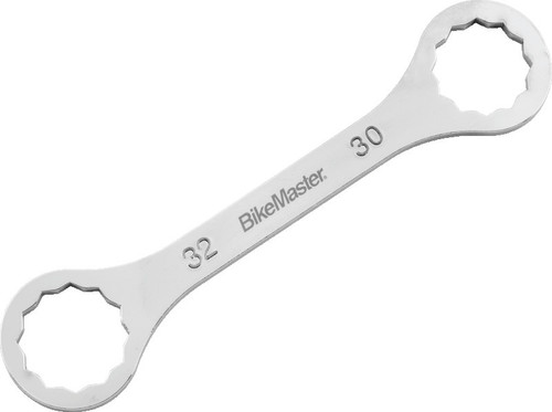 BikeMaster Steering Stem and Fork Cap Wrench - 30mm 12-pt x 32mm 12-pt