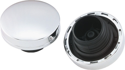 Bikers Choice 82-E96 Non-Vented High Top Gas Cap Left Side Fat Bob Screw In Type
