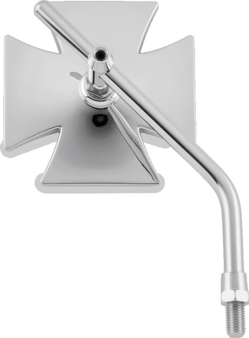 Bikers Choice 65-Up Chrome Maltese Mirror Long Stem Each Custom