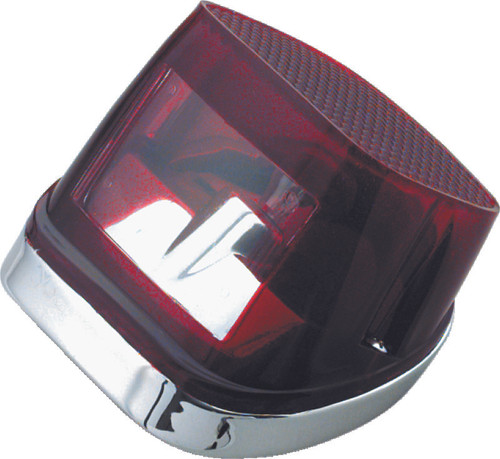 Bikers Choice 73-98 Big Twin And Sportster Replacement Taillight Red Replaces H-D 68008-73B
