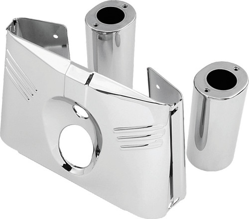Bikers Choice 86-08 FLST Chrome 5 Piece Tin Fork Cover Kit