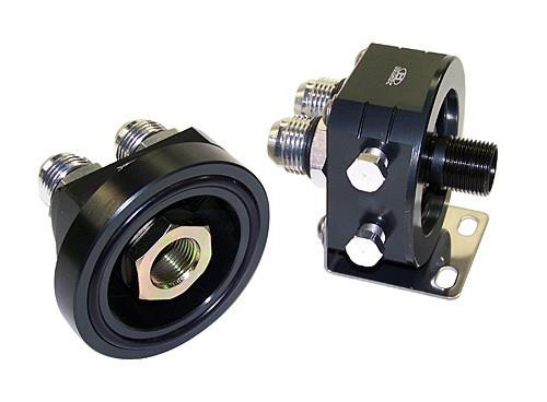 BLOX Racing Remote Oil Filter Relocation Kit - Black