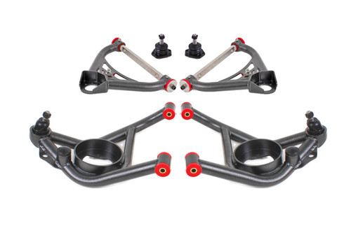 BMR 70-81 2nd Gen F-Body Upper And Lower A-Arm Kit - Black Hammertone