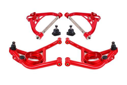 BMR 70-81 2nd Gen F-Body Upper And Lower A-Arm Kit - Red